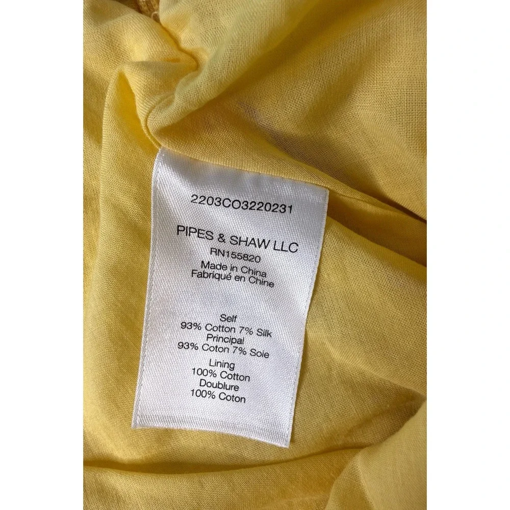 Veronica Beard Virginia Dress Size 0 Sun Multi Yellow Silk Cotton Maxi NWT